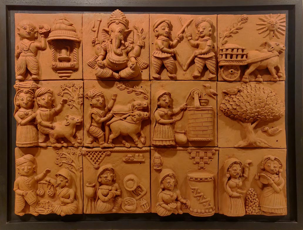 Terracotta Indian Arts Collective   Terracotta Painting Artwork 2 Detailed 